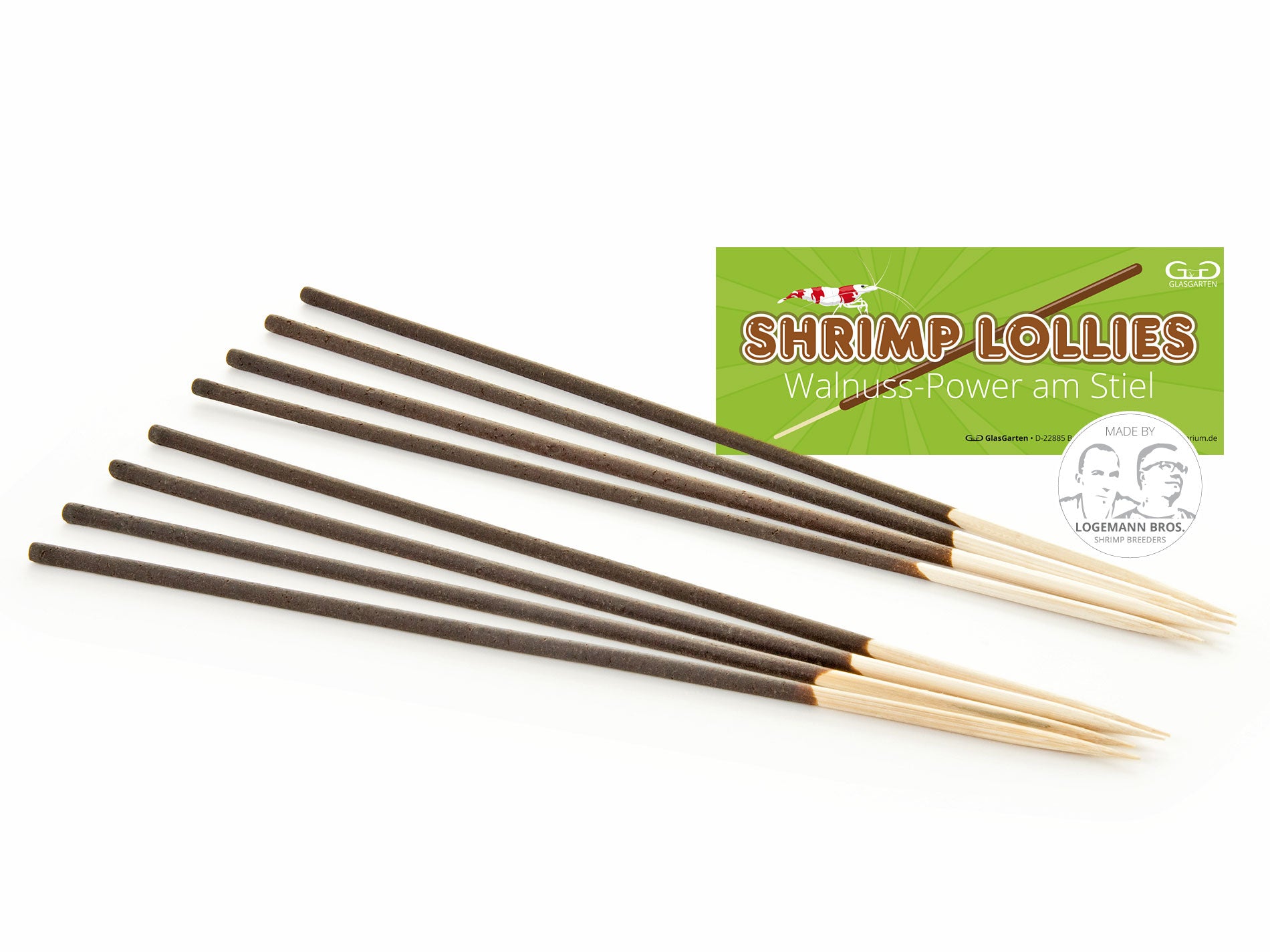 glasgarten-shrimp-lollies-garnelenlollie-walnusslollie-walnussstick-1_1.jpg GlasGarten Shrimp Lollies - Walnut Power - Image 1