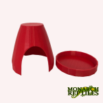 3D- Dart Frog Hides  - Red