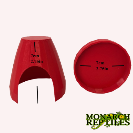 3D- Dart Frog Hides  - Red