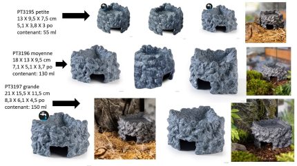 Exo Terra - Corner Ceramic Cave  -Sm