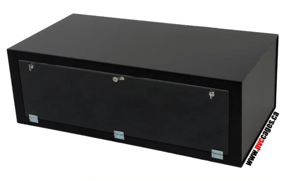 PVC - 48"Lx24"Wx16"H - 1 Door -BLACK PVC - 48"Lx24"Wx16"H - 1 Door -BLACK