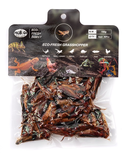 Pro-Bugs Eco-Fresh Bulk Grasshoppers- 150g  Pro-Bugs Eco-Fresh Bulk Grasshoppers- 150g