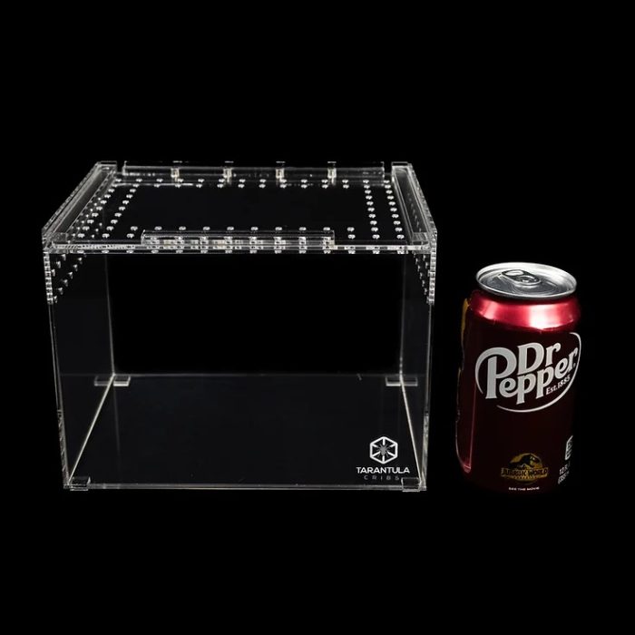 Tarantula Cribs - Medium Slider Crib- Clear Bottom 8''x6''x6''