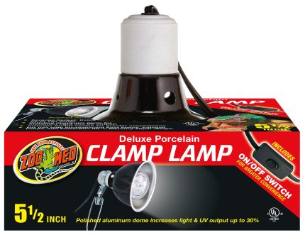 Zoomed Porcelain Clamp Lamp and Deluxe Procelain Brooder Lamp