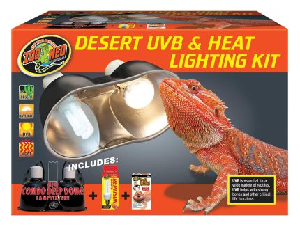 Zoomed Desert Mini Combo UVB and Heat Lighting Kit