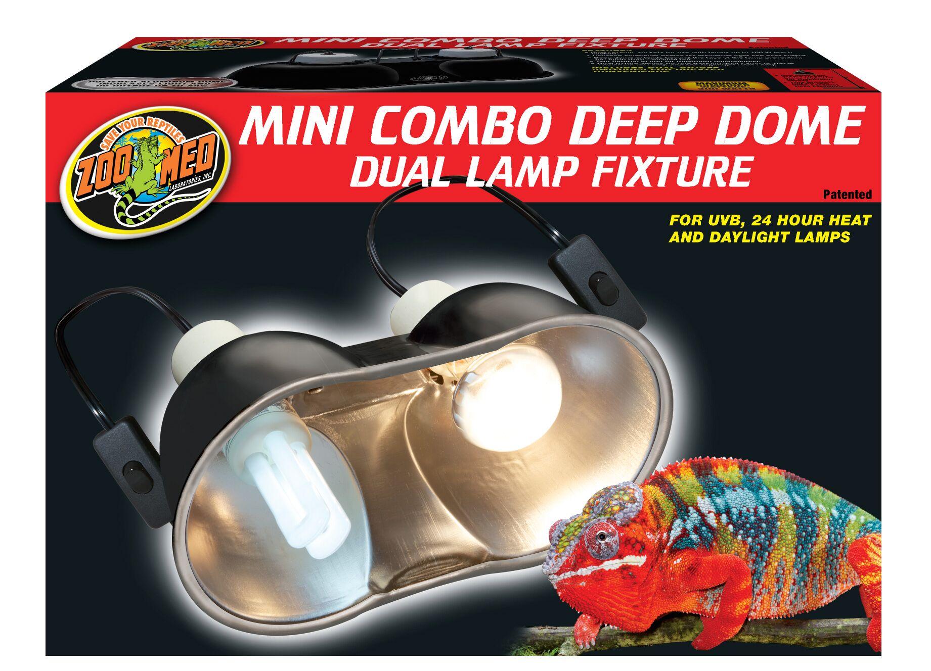 Zoomed - Combo Deep Dome Lamp Fixture Zoomed - Combo Deep Dome Lamp Fixture
