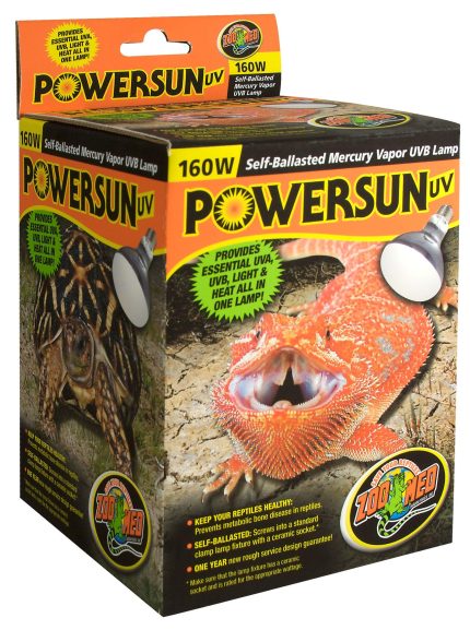 Zoomed Powersun  UV lamp