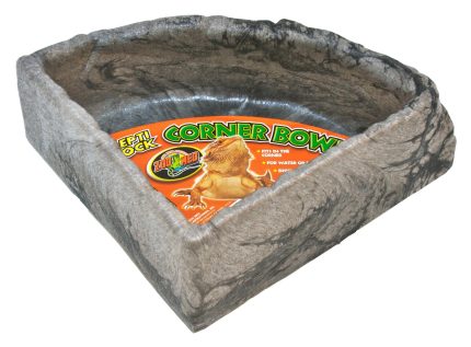 Zoomed Repti Rock Water Corner Bowl Dish