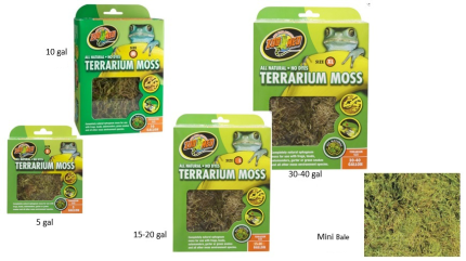 Zoomed - Terrarium Moss - 5 gal